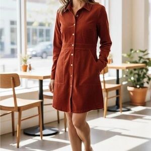 Ricki's Terracotta Long Sleeve Dress
